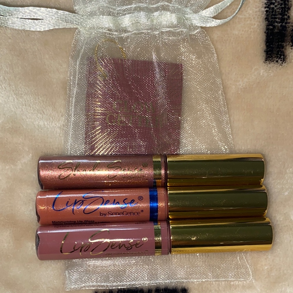 LipSense Trio - Shimmering Pink, Rich Brown, Golden Glow